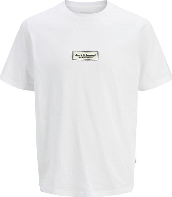 Jack&Jones JORSPLIT FAKESTITCH BRANDING TEE SS C LN P.BEYAZ - Image 1