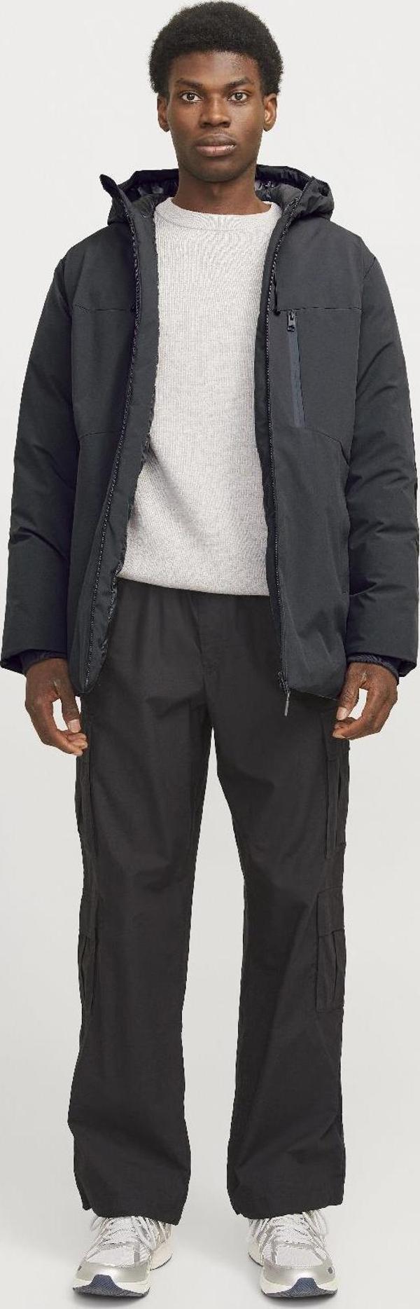 Jack&Jones JJPAYNE PARKA JACKET ANTRASİT12256884 - Image 1
