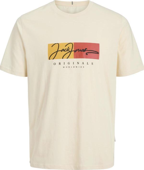 Jack&Jones JORFREDERIKSBERG BOX SCRIPT TEE SS CN LN A.HARDAL - Image 1