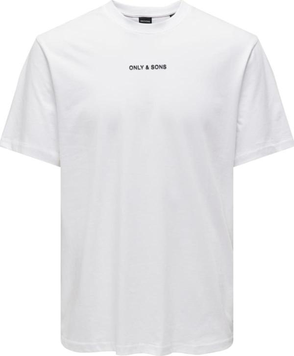 ONSLEVI LIFE REG TEXT SS TEE NOOS BEYAZ 22028147 - Image 1