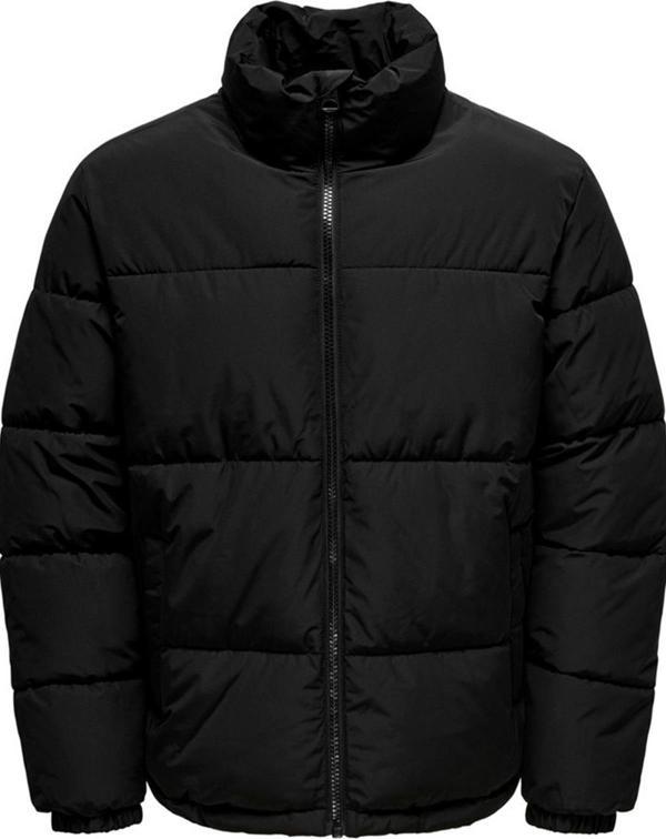 ONLY & SONS ONSMELVIN LIFE LF PUFFER JACKET OTW VD SİYAH - Image 1
