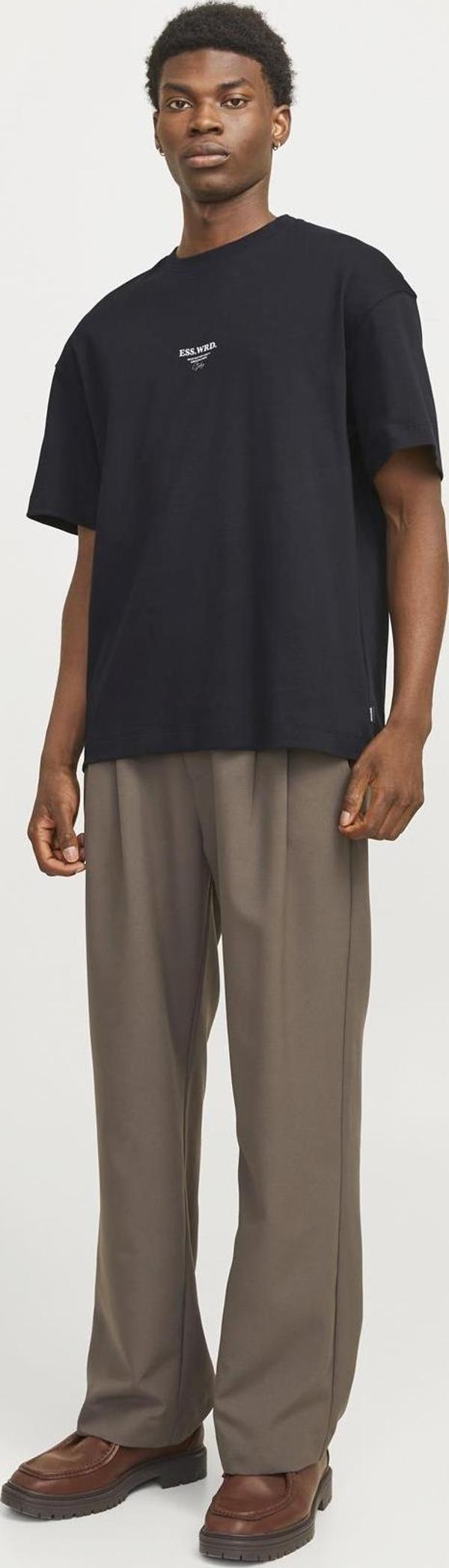 Jack&Jones JJEURBAN EDGE STUDIO TEE SS O-NECK NOOS SİYAH12270638 - Image 1