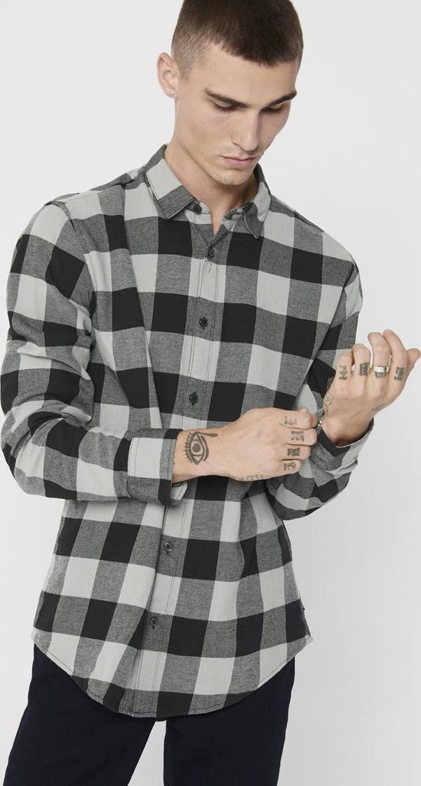 ONLY & SONS ONSGUDMUND ERKEK  KARELİ GÖMLEK - Image 1