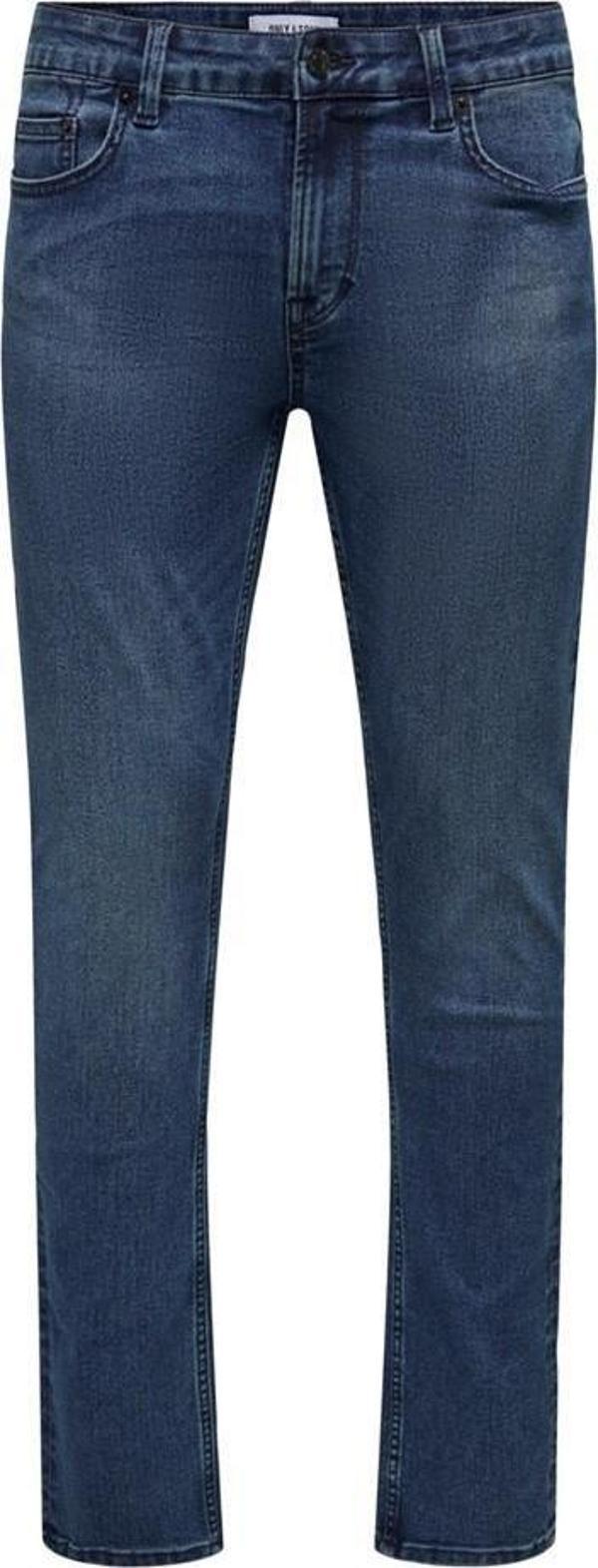 ONLY & SONS ONSLOOM SLIM BLUE BLACK 6454 JEANS VD - Image 1