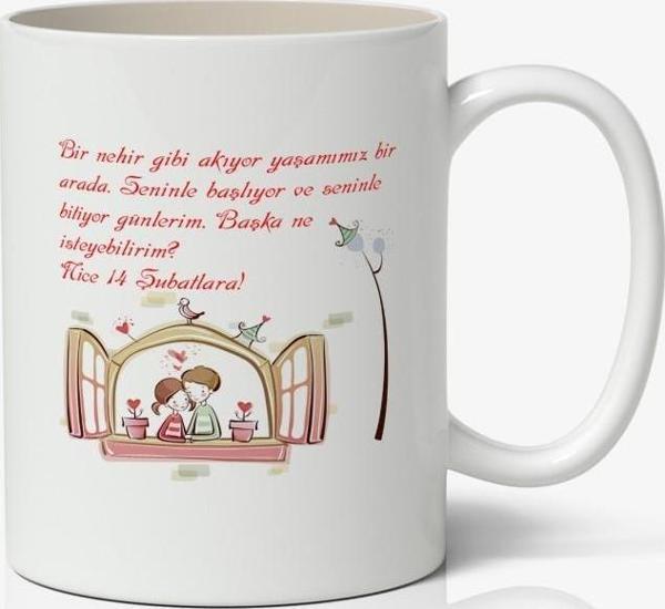 Sevgiliye Özel Baskılı Kupa Bardak Kahve Kupa Bardak Mod4 - Image 1