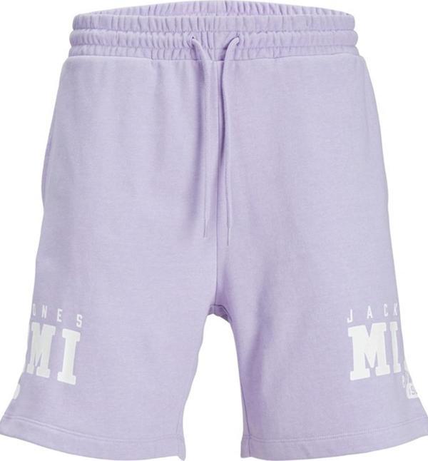 Jack&Jones JPSTCORY SWEAT SHORTS IMP12249370 LİLA - Image 1