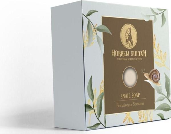 Hürrem Sultan Nemlendirici Etkili Doğal Salyangoz El Ve Banyo Sabunu 150 Gr - Image 1