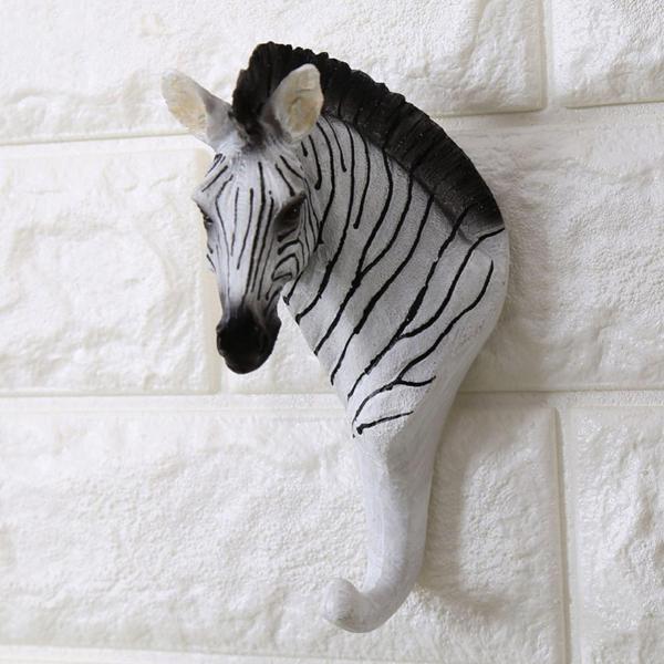 Dekoratif Modern Duvar Askılık Zebra Duvar Dekor Askı  - Image 1