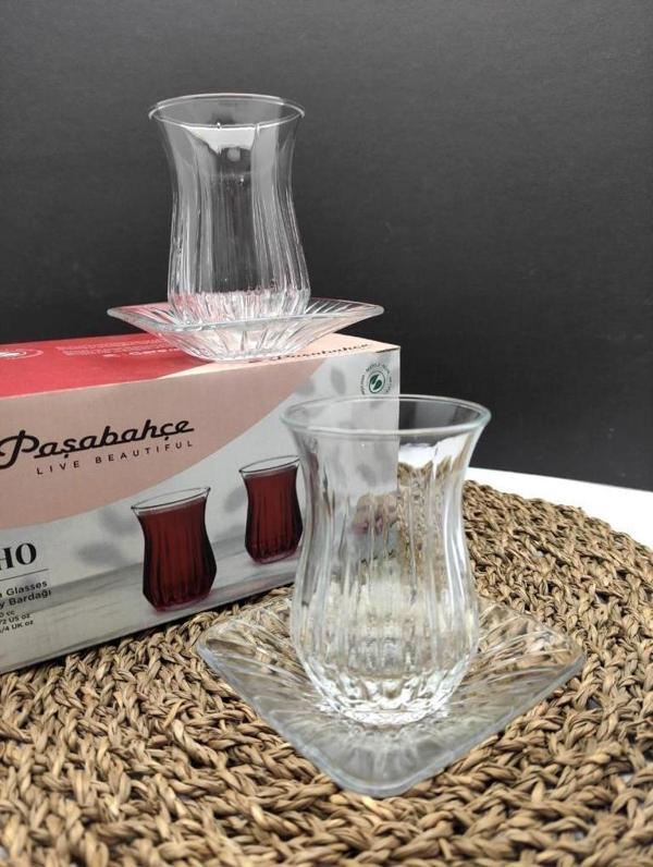 Paşabahçe Echo 12 Parça 6 Kişilik Çay Seti (420181-54321) - Image 1