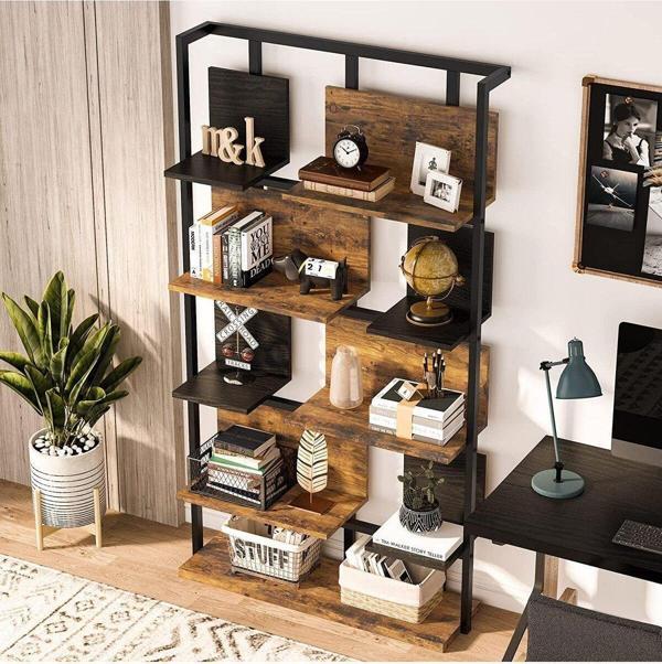 Zizuva Modern 5 Raflı Kitaplık-Açık Raf Ünitesi - Image 1