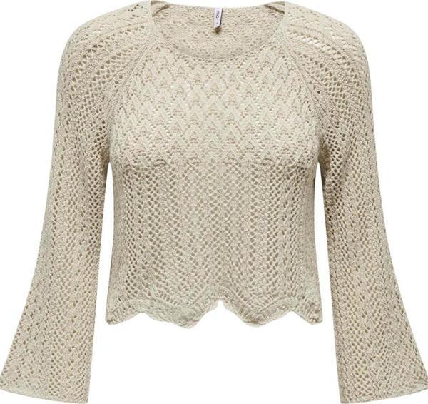 ONLNOLA LIFE  3/4 PULLOVER KNT NOOS KREM - Image 1