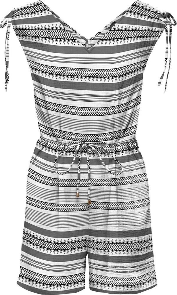 ONLY ONLNORA S/L RUCHING PLAYSUIT PTM - Image 1