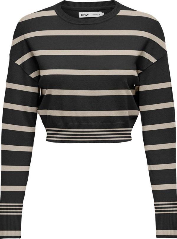 ONLIBI LS CROPPED PULLOVER CC KNT - Image 1