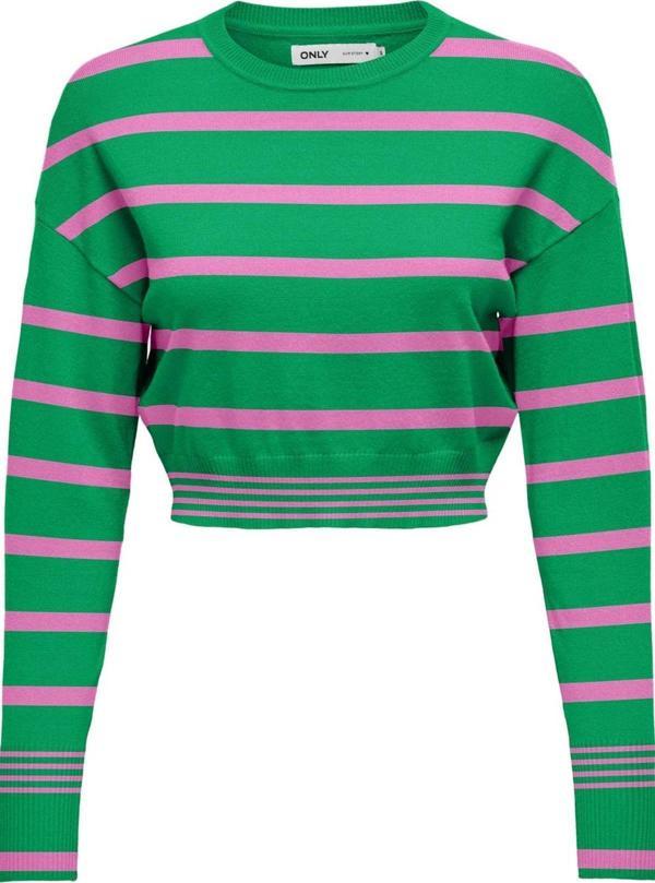 ONLIBI LS CROPPED PULLOVER CC KNT - Image 1