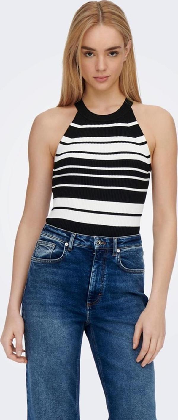 ONLY ONLEDNA HALTERNECK TOP KNT NOOS 15277548 SİYAH - Image 1
