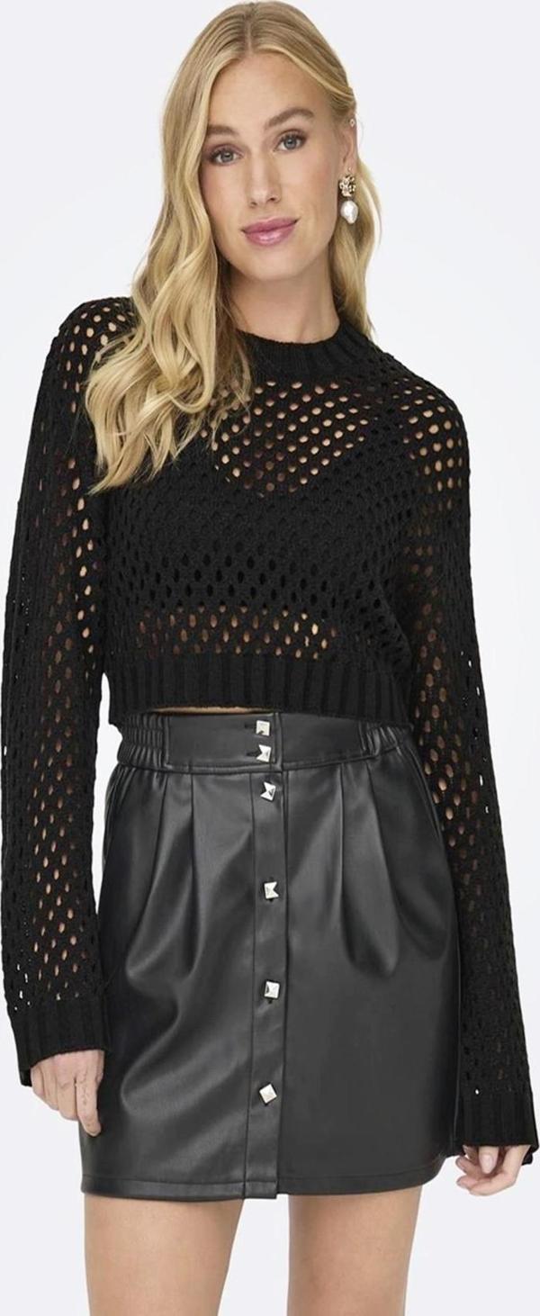 ONLSMILLA SHORT PULLOVER L/S KNT NOOS  - Image 1