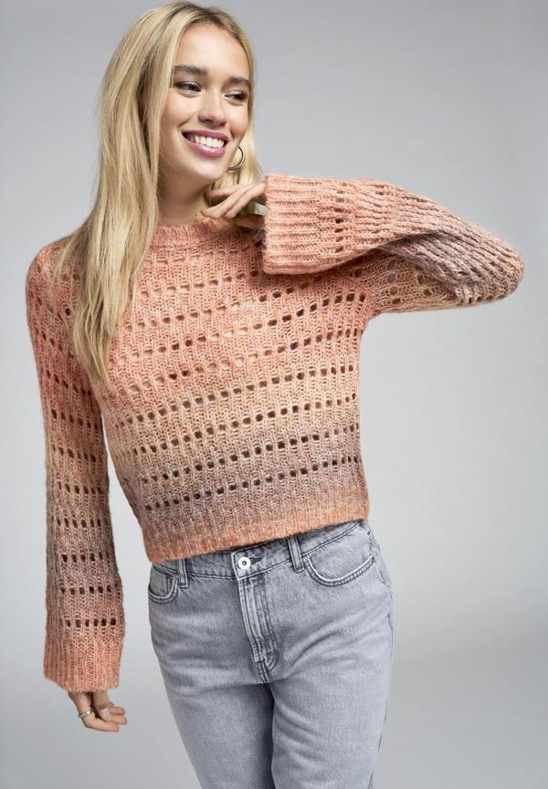 ONLCALA LS O-NECK CC KNT TURUNCU 15324280 - Image 1
