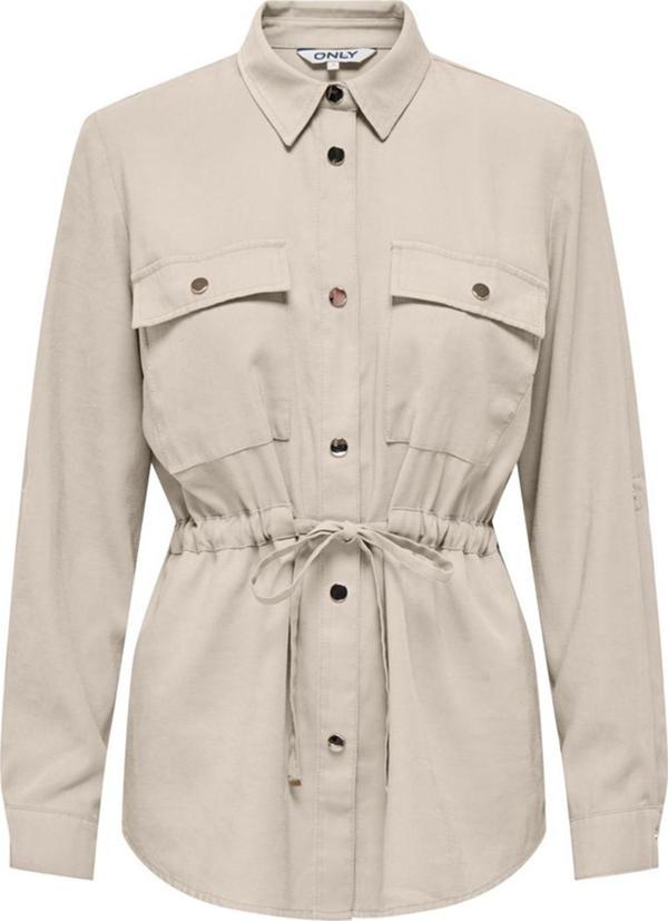 ONLY ONLARIS LIFE 4/5 FEM CARGO JACKET CC WVN 15310852 KREM - Image 1