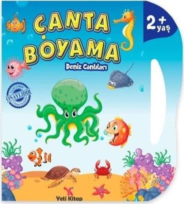 Çanta Boyama - Deniz Canlıları 2+ Yaş - Yeti Kitap - Image 1