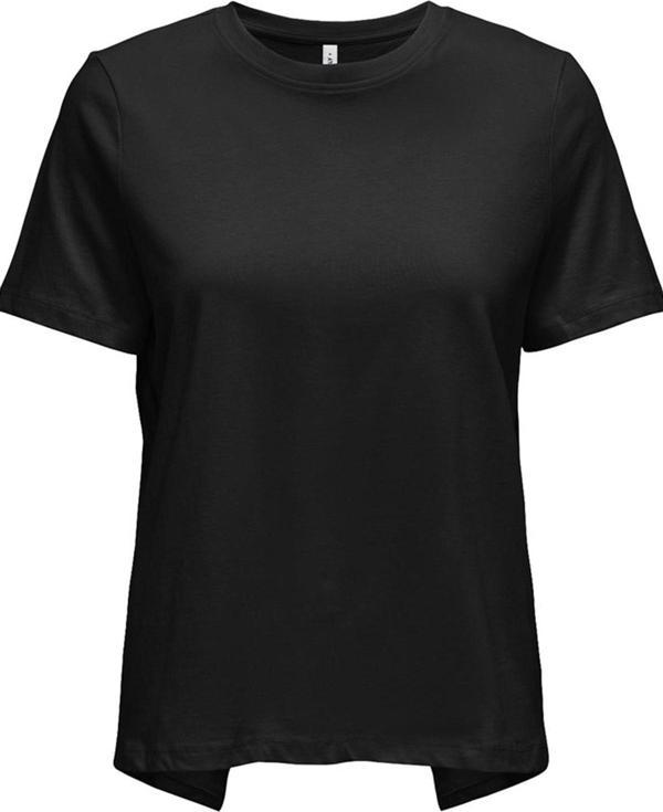 ONLY ONLKELLY LIFE S/S BACK WRAP TOP JRS 15319398 SİYAH - Image 1