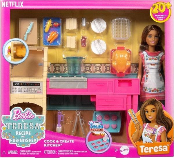 JCT06 Teresa ve Mutfağı Oyun Seti - Barbie and Teresa Recipe for Friendship - Image 1