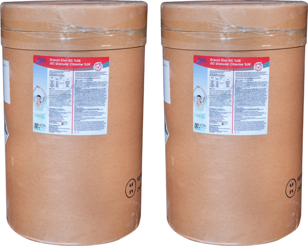 2 ADET Deep Blue GC 50 Kg (100 Kg) Chlor Stabilize Diklor Granül %56 Aktif Klor - Granular Chlorine-ToptancıyızBiz - Image 1