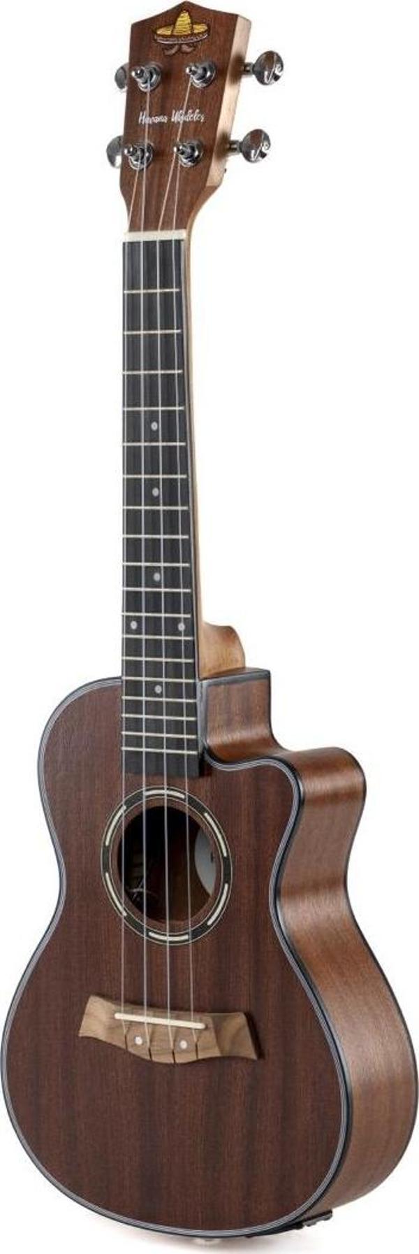 Havana HK-114EQ Elektro Concert Ukulele- Maun - Image 1