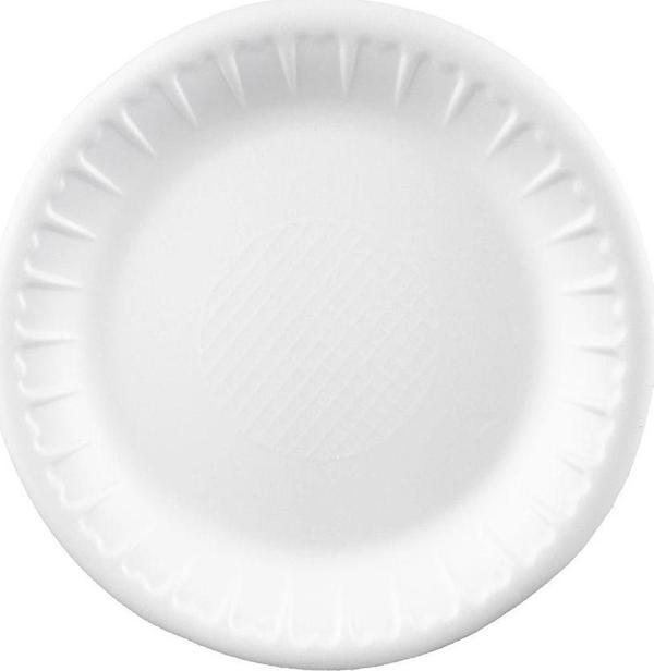 Yok Yok Ambalaj Köpük Tabak Yuvarlak Küçük Boy 25 Adet Çap:17Cm - Image 1