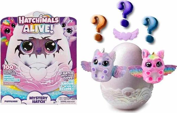 6069132 Hatchimals Alive Secret Hatch Pufficorn - Image 1