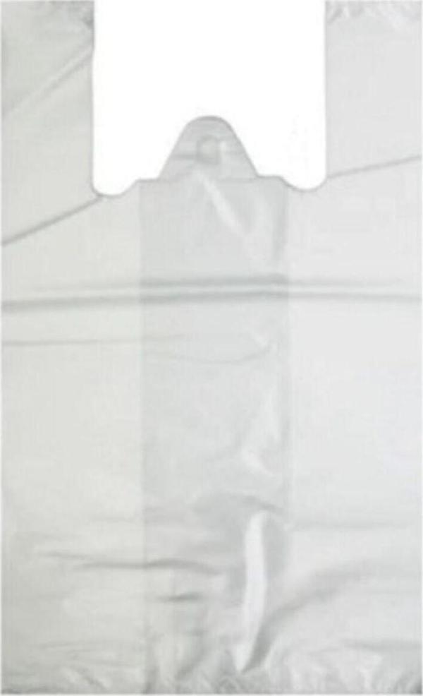 Yok Yok Ambalaj Kalın Battal Boy Beyaz Poşet 70Cm X 43Cm 20 Adet - Image 1
