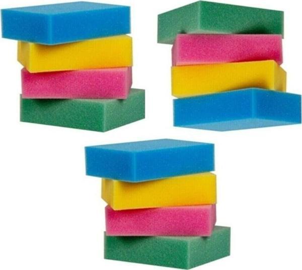 Yok Yok Ambalaj Renkli Temizlik Süngeri 12'Li 1 Paket - Image 1