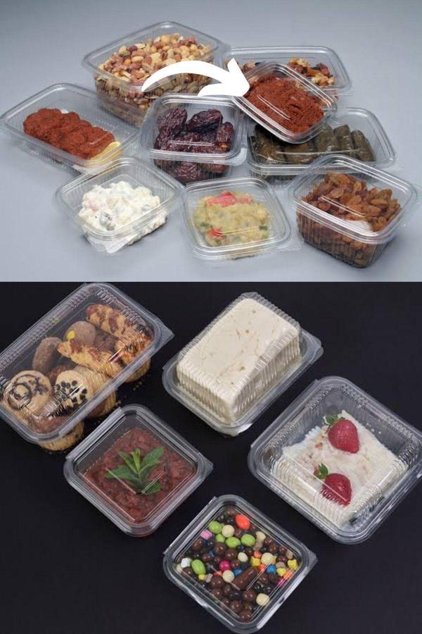 Yok Yok Ambalaj Plastik Kapaklı Kullan At Saklama Kabı Sızdırmaz Kap 150 Ml 10 Adet - Image 1