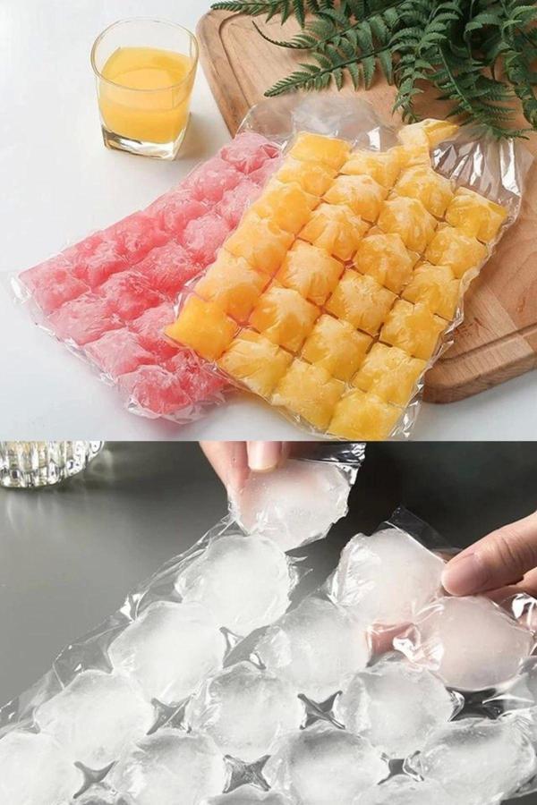 Yok Yok Ambalaj Buz Torbası 24'Lü 10 Yaprak 240 Adet Buz Küpü - Image 1