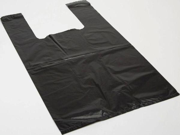 Yok Yok Ambalaj Siyah Küçük Boy Kalın / Tekel / Bakkal Poşeti 5 Kg (24X43Cm) - Image 1