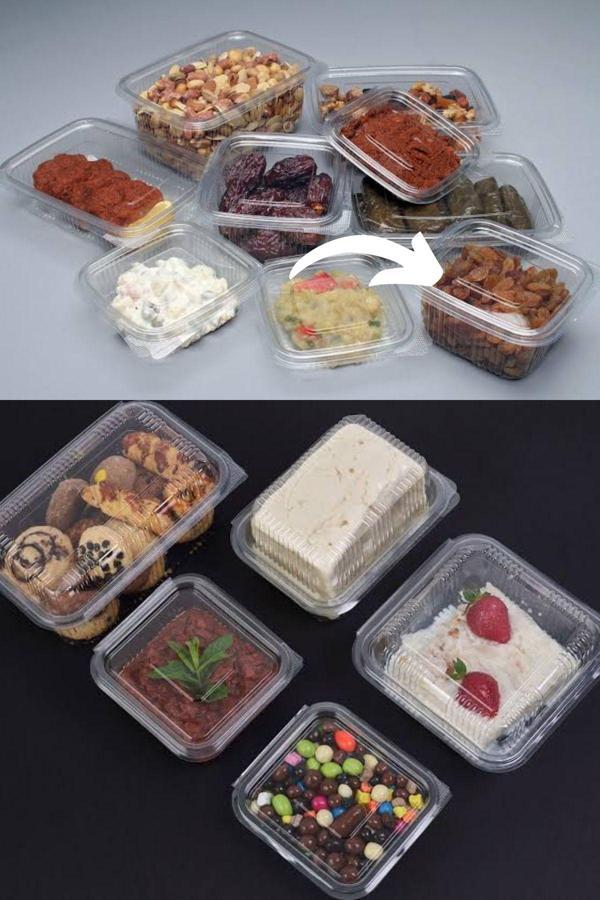 Yok Yok Ambalaj Plastik Kapaklı Kullan At Saklama Kabı Sızdırmaz Kap 500 Ml 25 Adet - Image 1