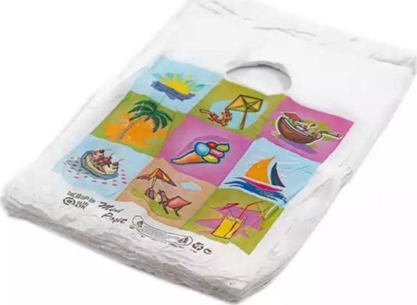 Yok Yok Ambalaj Desenli Blok Poşet (No:0) 20X30 Cm 100'Lü - Image 1