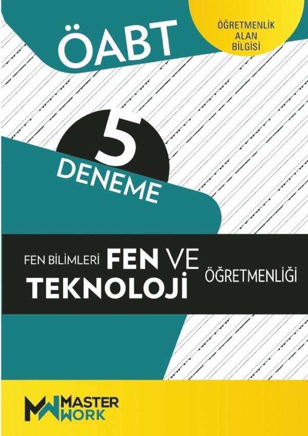 ÖABT - FEN BİLİMLERİ - FEN VE TEKNOLOJİ ÖĞRETMENLİĞİ - 5 Deneme - Masterwork - Image 1