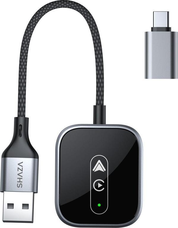 SHAZA Car Play Android Auto Kablosuz Multimedia Dönüştürücü - Image 1