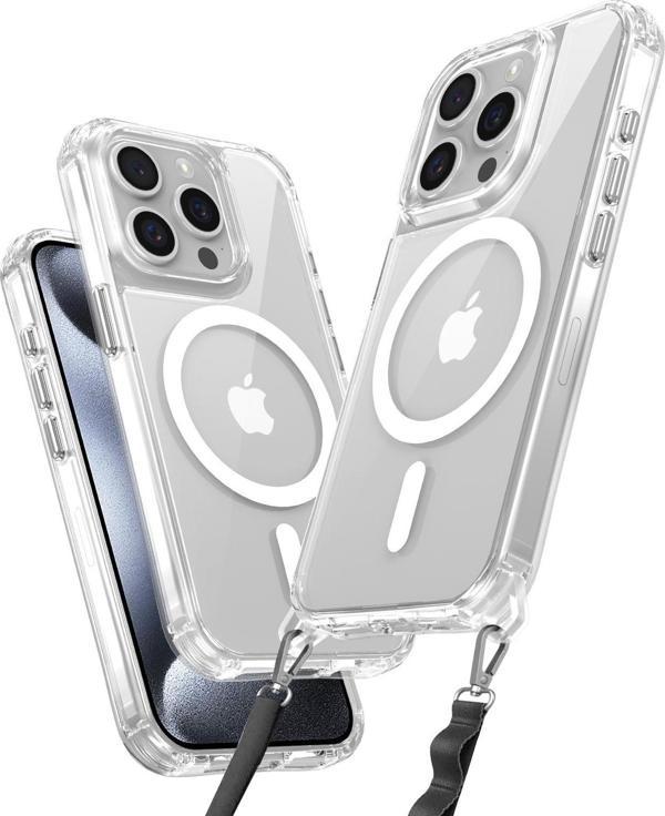 SHAZA Magsafe Clear Iphone 16 Pro Şeffaf Kılıf - Image 1
