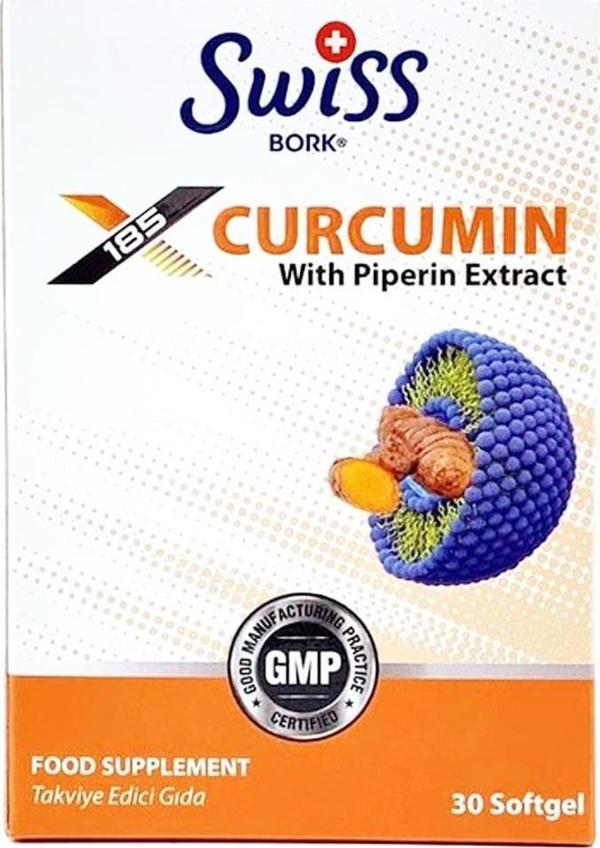 Swiss Bork Curcumin with Piperin 30 Softgel - Image 1