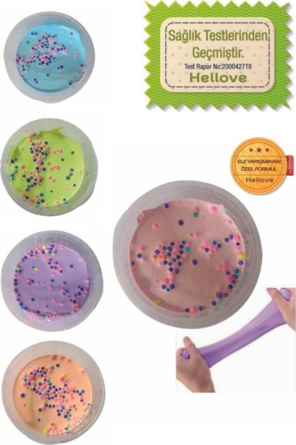 Köpüklü Ele Yapışmayan Slime 3 lü Pofuduk Slaym Oyun Hamuru  - Image 1