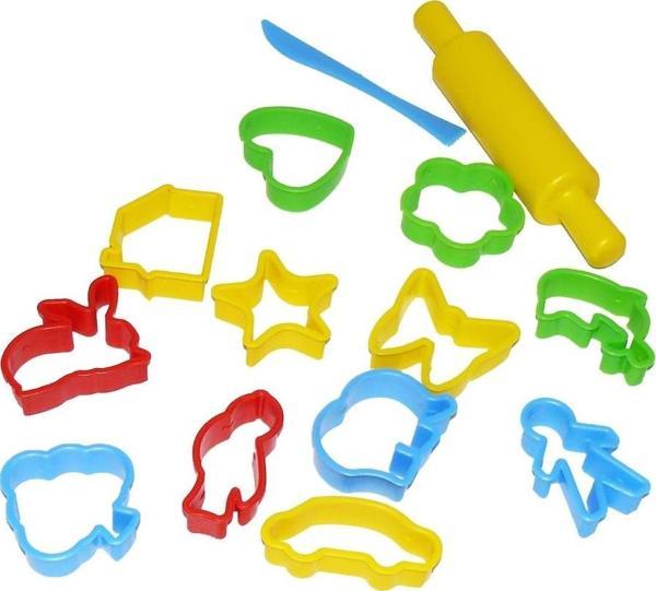 Oyun Hamuru Kalıbı Merdane 10 Parça Slime Kalıbı - Image 1