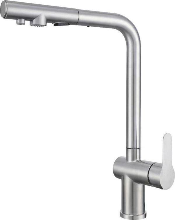 Fleko Riva Inox Spiralli Arıtmalı Mutfak Eviye Bataryası - Image 1