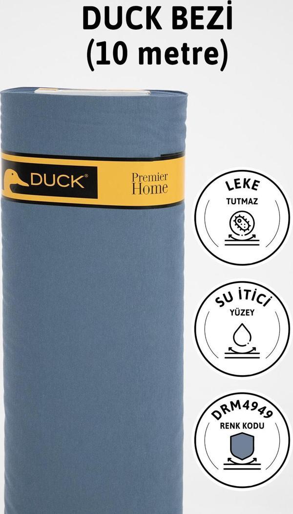 Premier Metrelik Duck Keten Kumaş Su İtici Bez 10 Metre DRM4949 - İndigo - Image 1