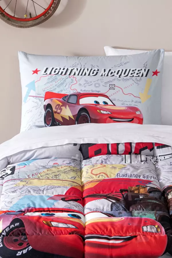 Özdilek Disney Cars On The Roa Tek Kişilik Uyku Seti -Gri - Image 1