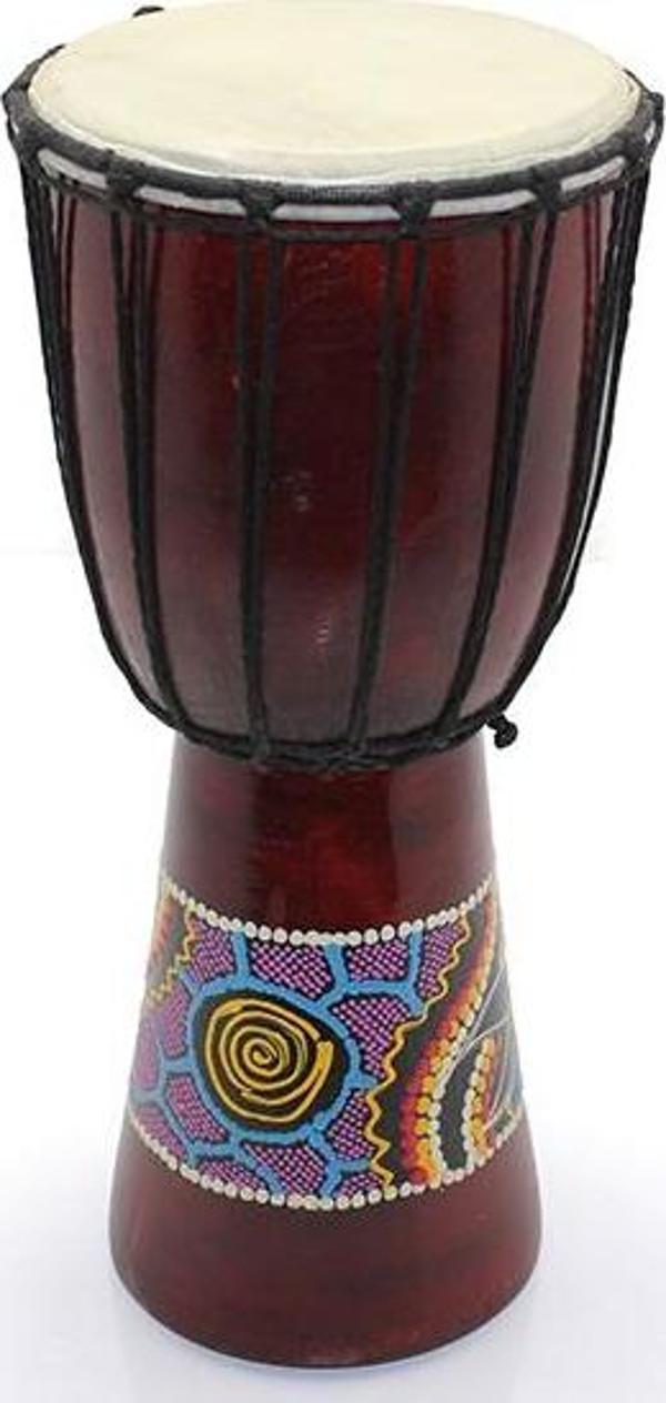 Batikli Ahşap Darbuka 30 Cm 3Dıarta-30 - Image 1