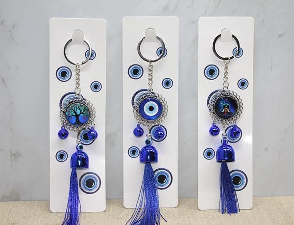 Metal Nazar Boncuğu Anahtarlık Alk3496 - Image 1