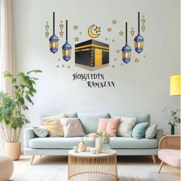 Ramazan Temalı Duvar Stickeri - Hoşgeldin Ramazan - Image 1