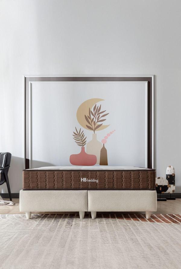 Hb Bedding | Naturel Yaylı Yatak | Ekstra Ortopedik Konfor Ve Destekle Kesintisiz Uyku Deneyimi | 23cm Kalınlık - Image 1