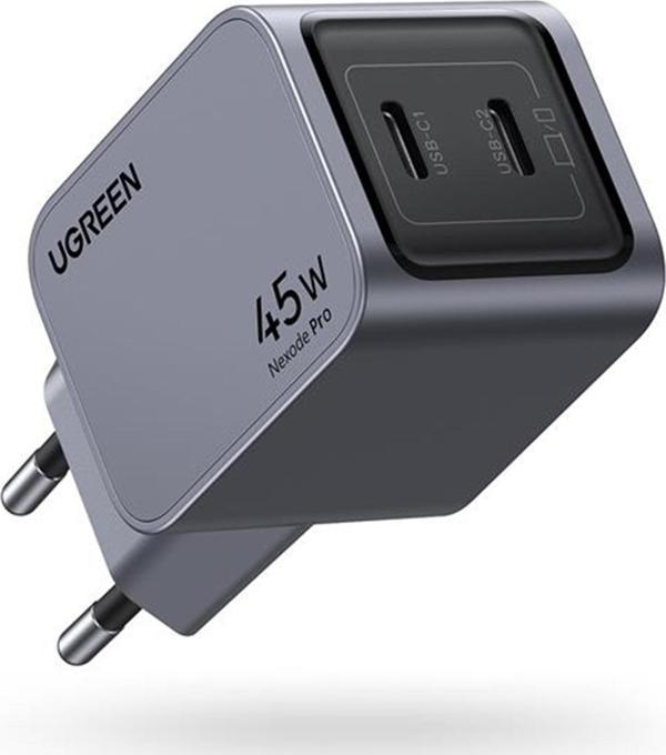 Ugreen Nexode Pro 35008 2xUSB-C QC/PD 45W GaN Hızlı Şarj Adaptörü - Image 1